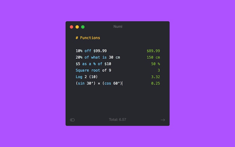 Functions calculator.